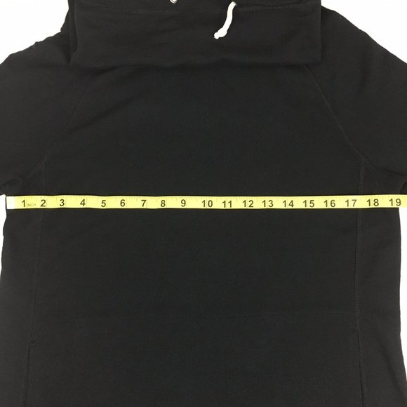 Champion Funnel Neck Pullover Kangaroo Pocket Black - Picture 7 of 8